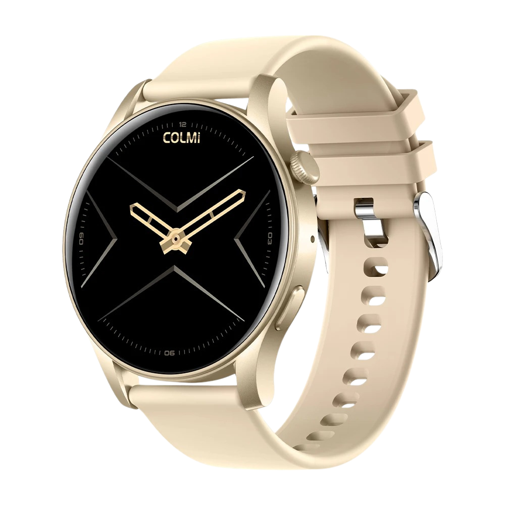 COLMI V73 Okosóra Elegáns AMOLED Kijelzővel, Fitneszkövetéssel, IP68 Vízálló Arany