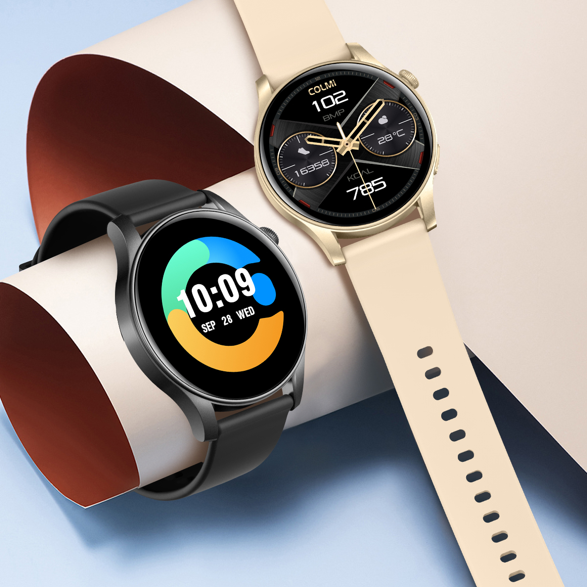 Colmi V73 okosóra nagyméretű Amoled kijelzővel, fitnesz okosóra