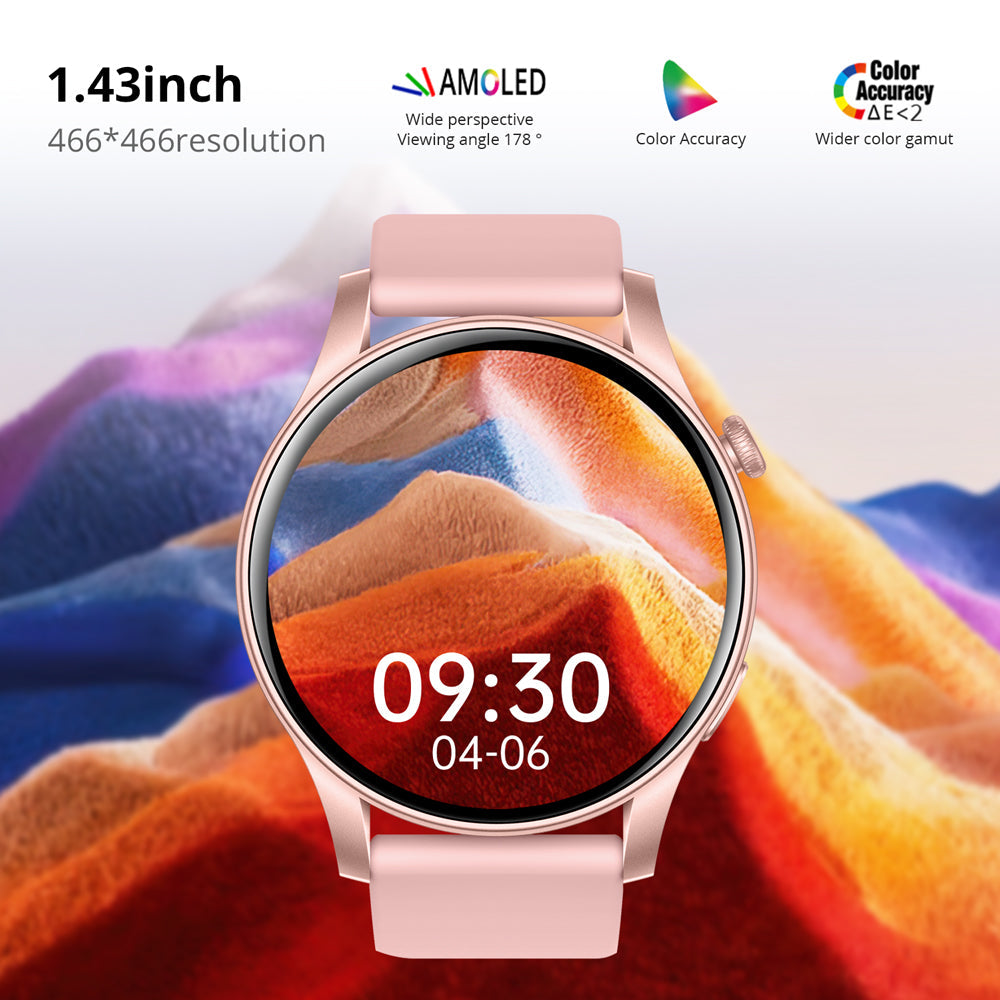 colmi v73 okosóra AMOLED kijelzővel, fitneszkövető okosóra